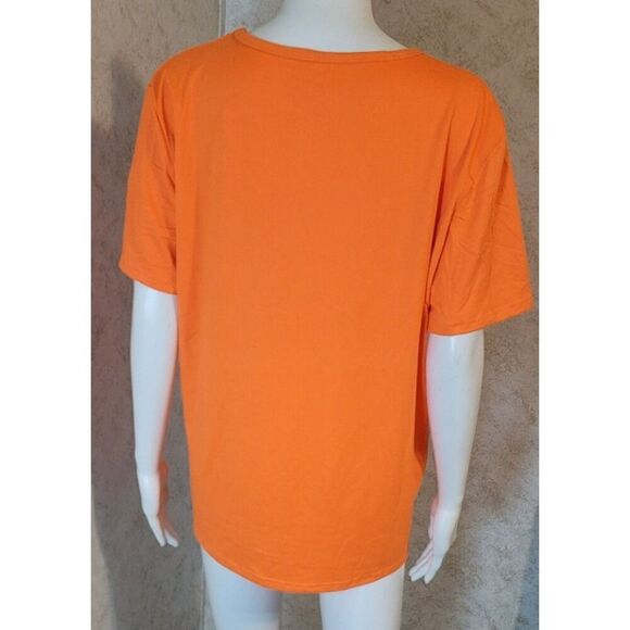 NWOT - Orange Butterfly Tee - Size XL - Picture 4 of 6